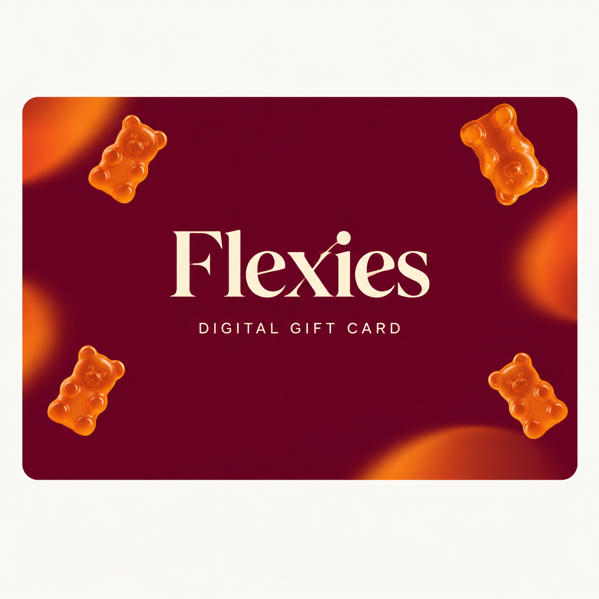 Flexies digital gift card design