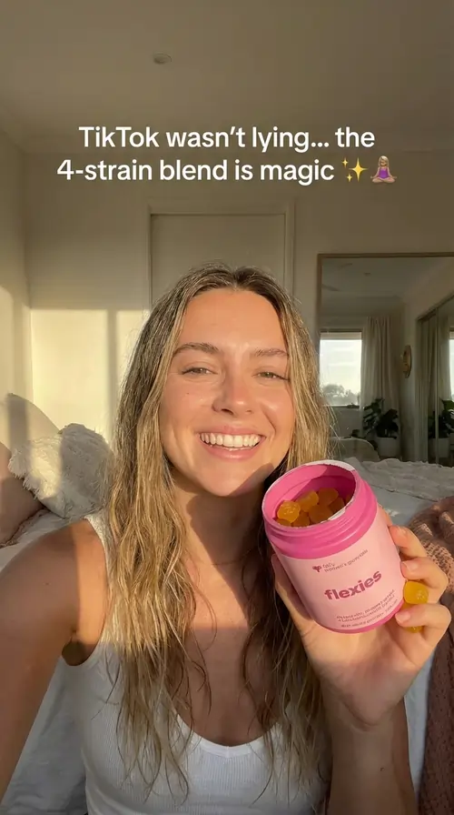 Customer excited about the 4-strain probiotic blend